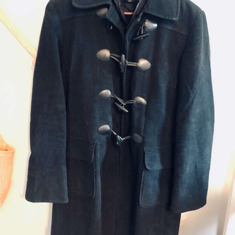 GAP Wmn’s Black Toggle Coat w/ Liner